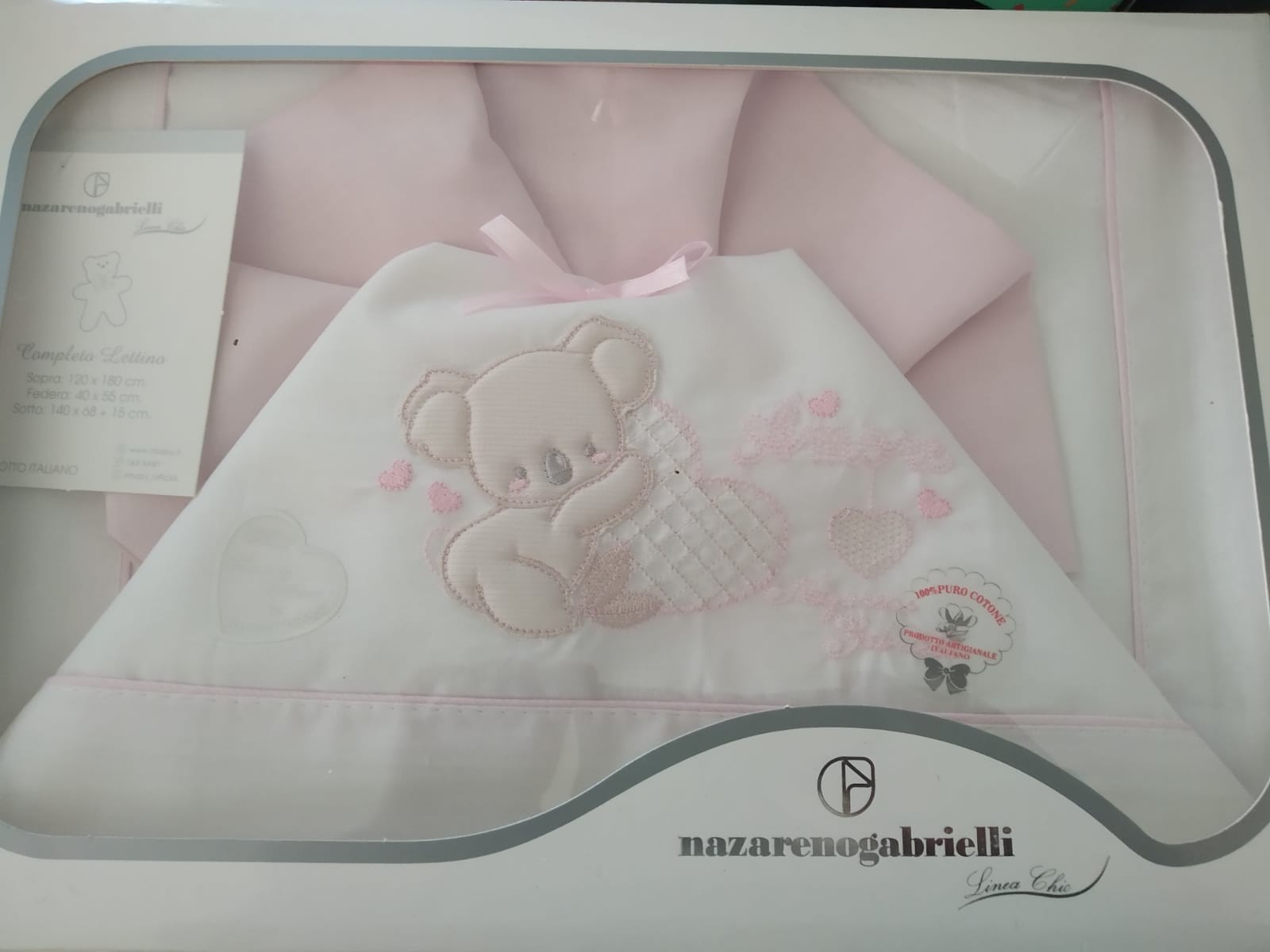 lenzuolo lettino gabrielli